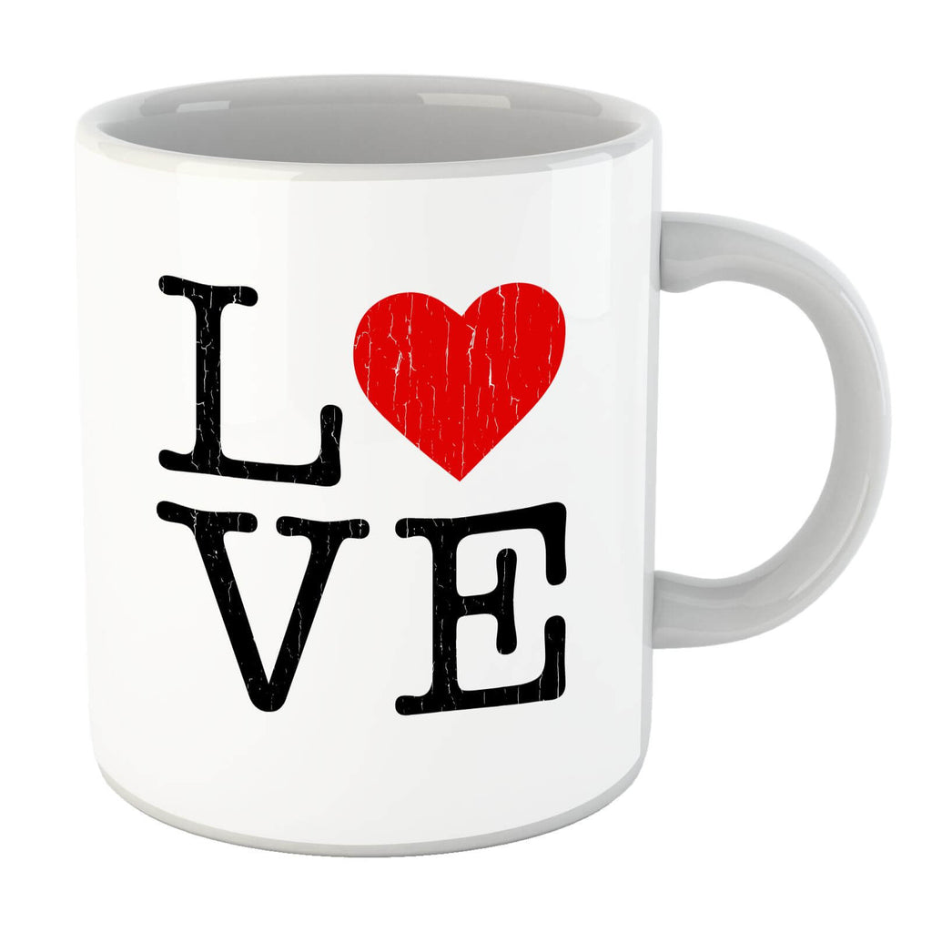 Love Heart Textured Mug
