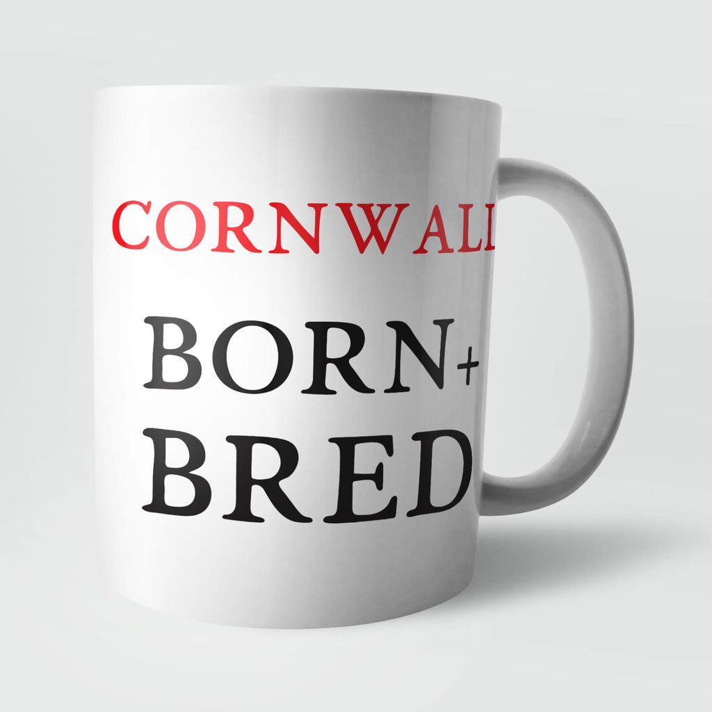 Cornwall Born and Bred Mug