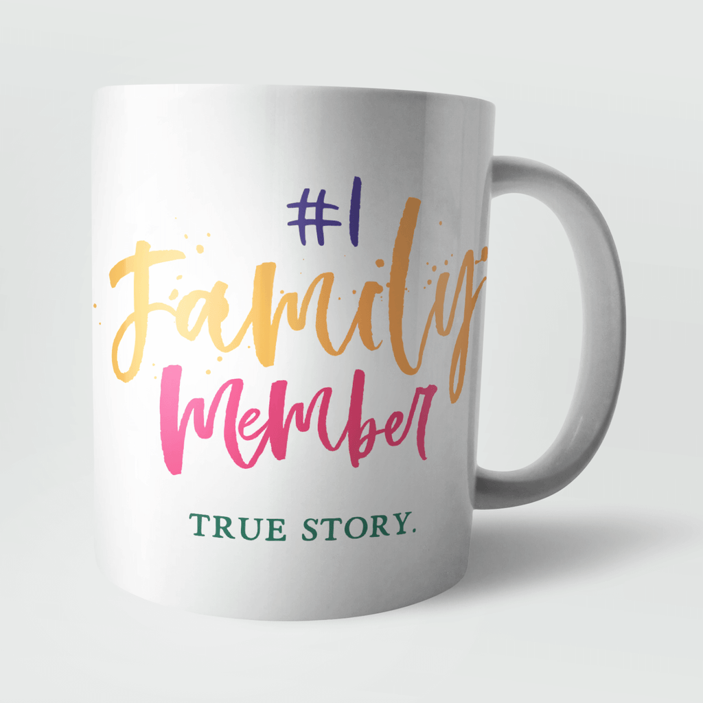 Number 1 Family Member Mug