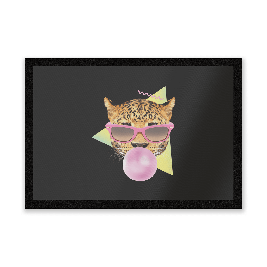 Bubblegum Leo Entrance Mat