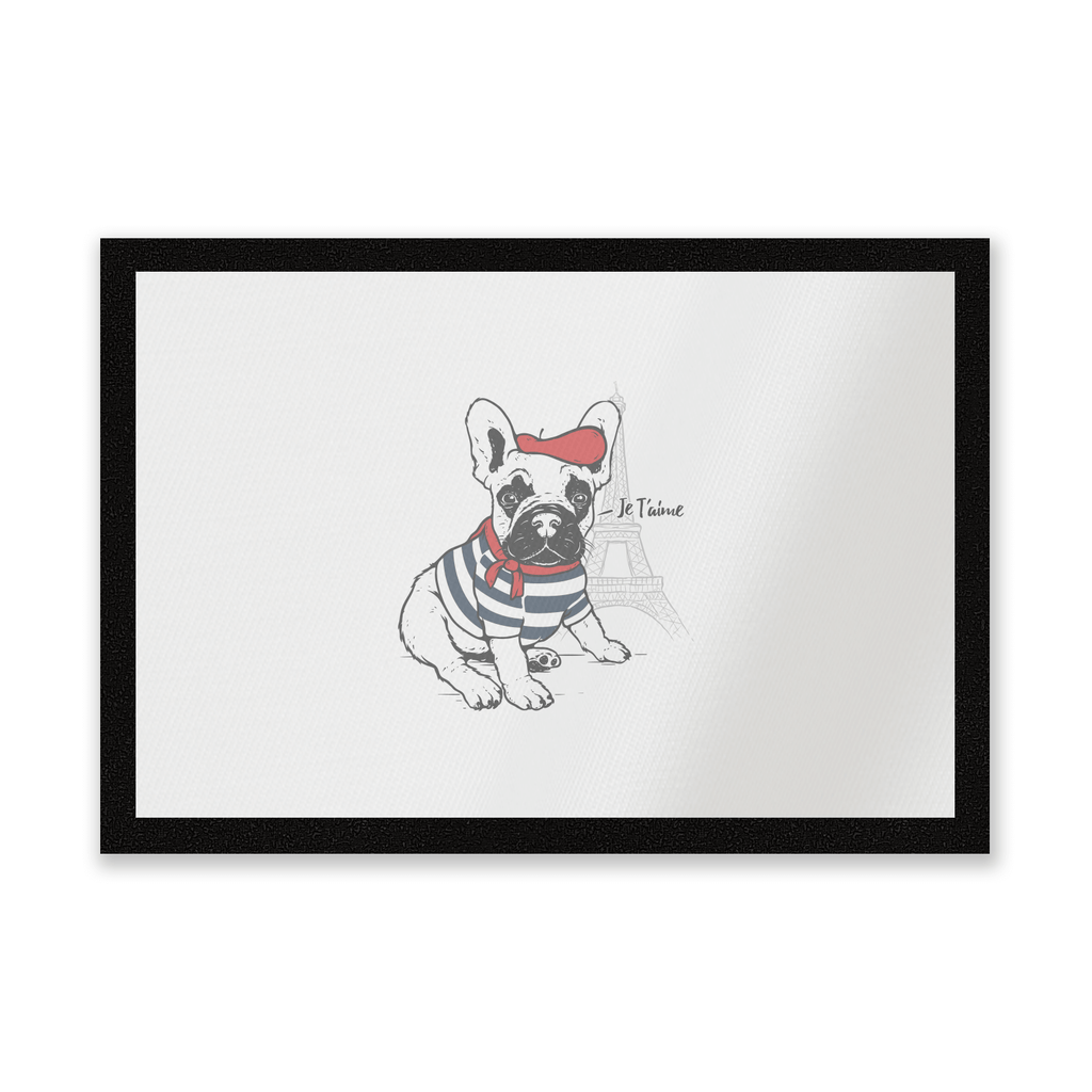 Je T'aime Frenchie Entrance Mat