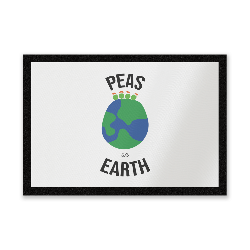 Peas On Earth Entrance Mat