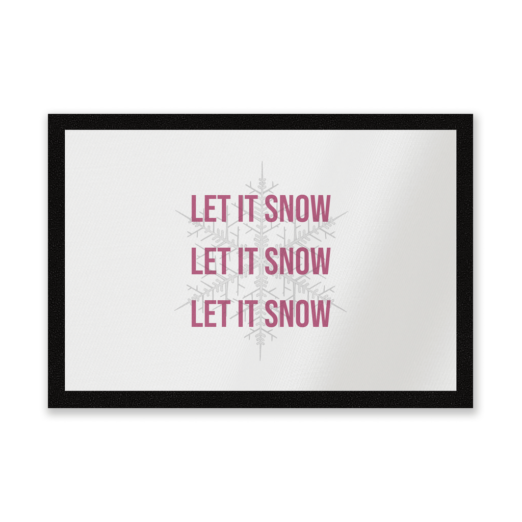 Let It Snow Entrance Mat