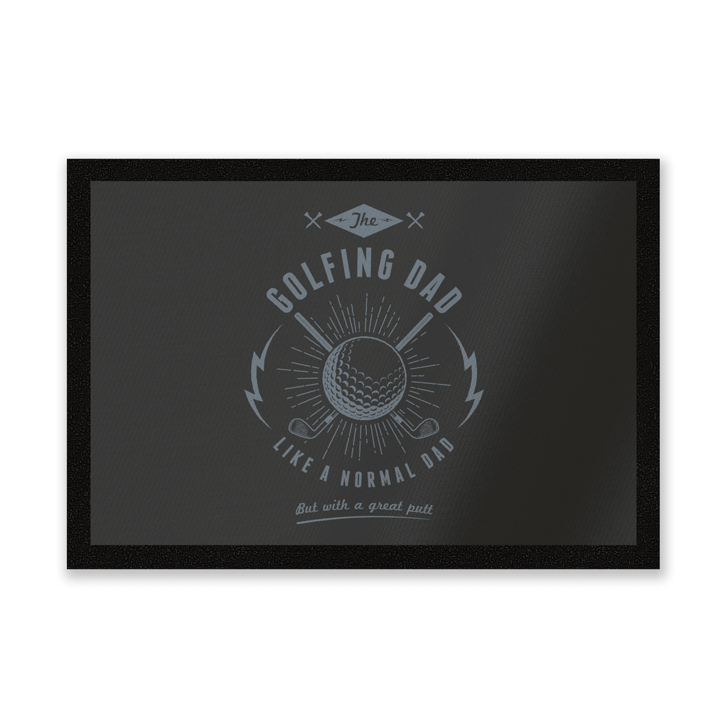 Golfing Dad Entrance Mat