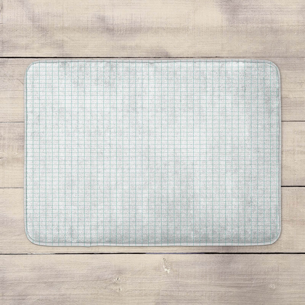 Grid Pattern Bath Mat