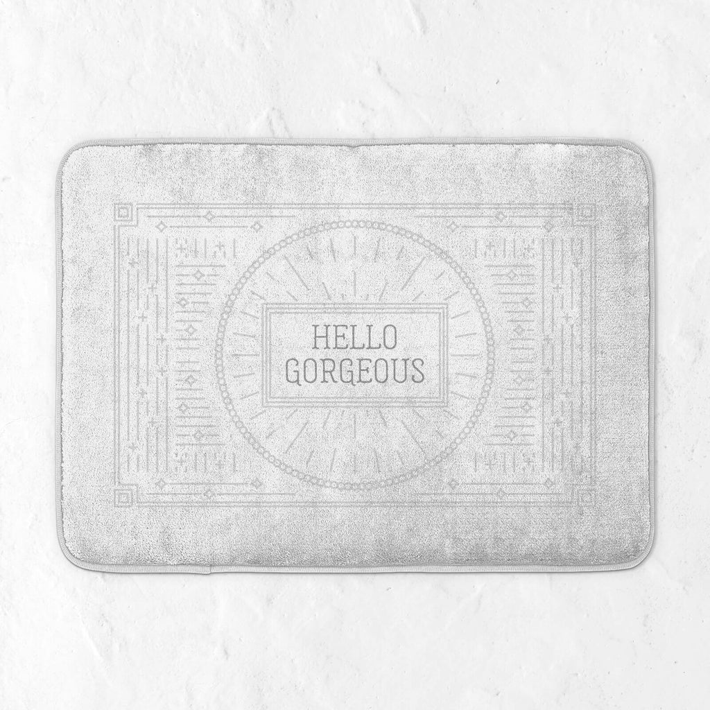 Hello Gorgeous Bath Mat