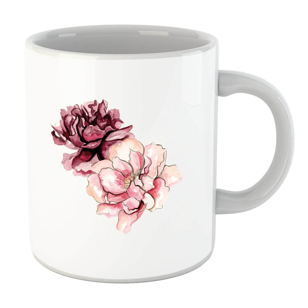 Pink Flowers Mug