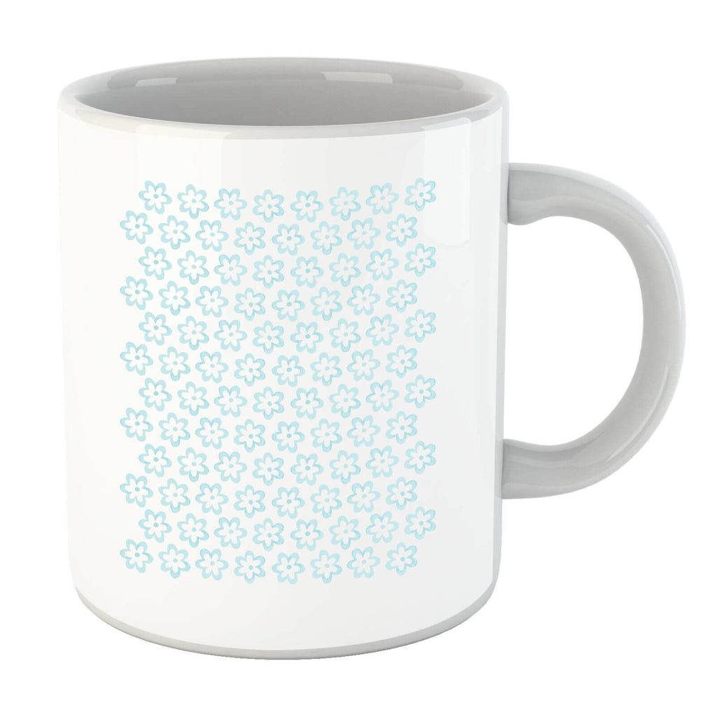 Cartoon Pansy Repeat Pattern Mug