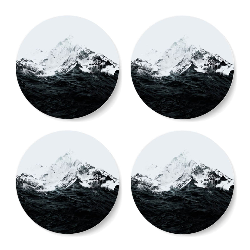 Those Waves Were Like Mountains Coasters Coaster Set