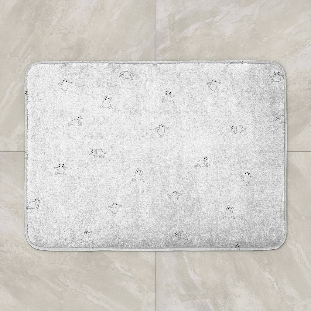 Panda Yoga Bath Mat