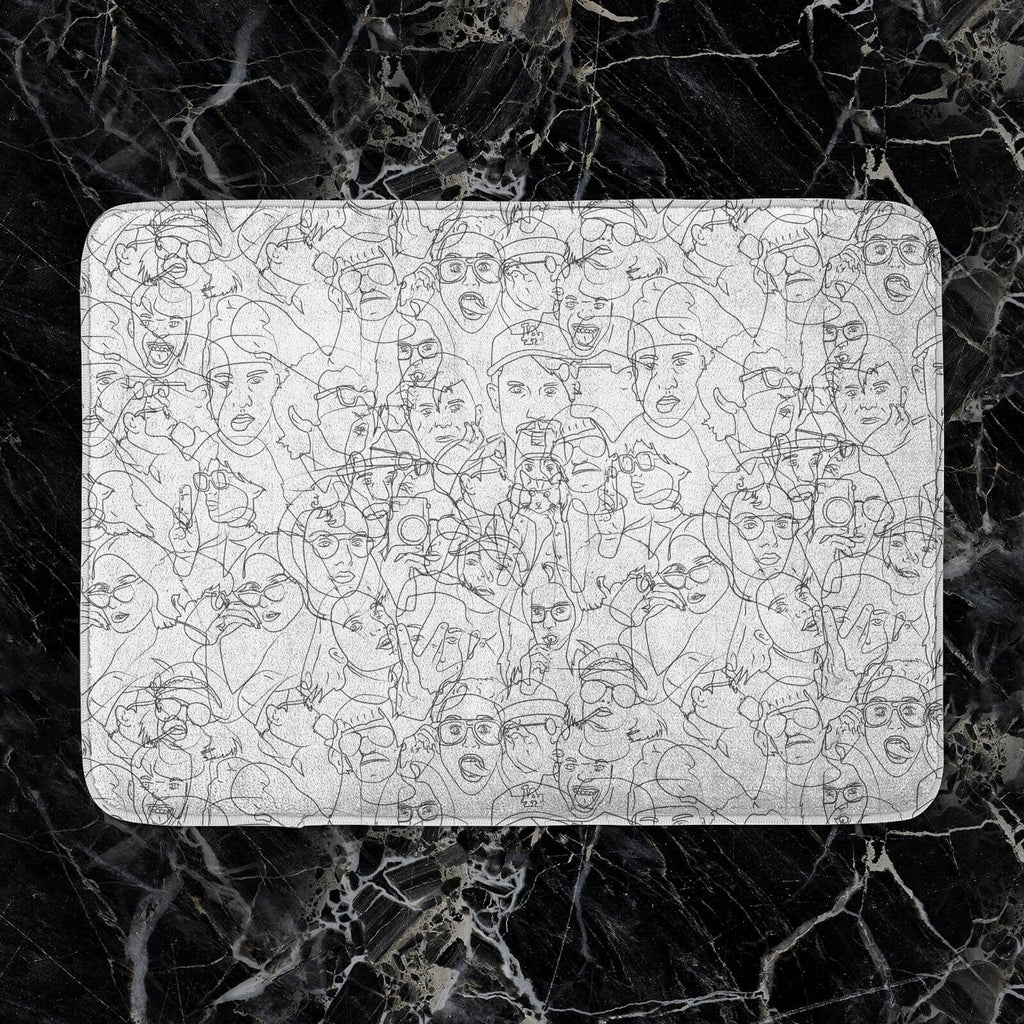Faces Bath Mat