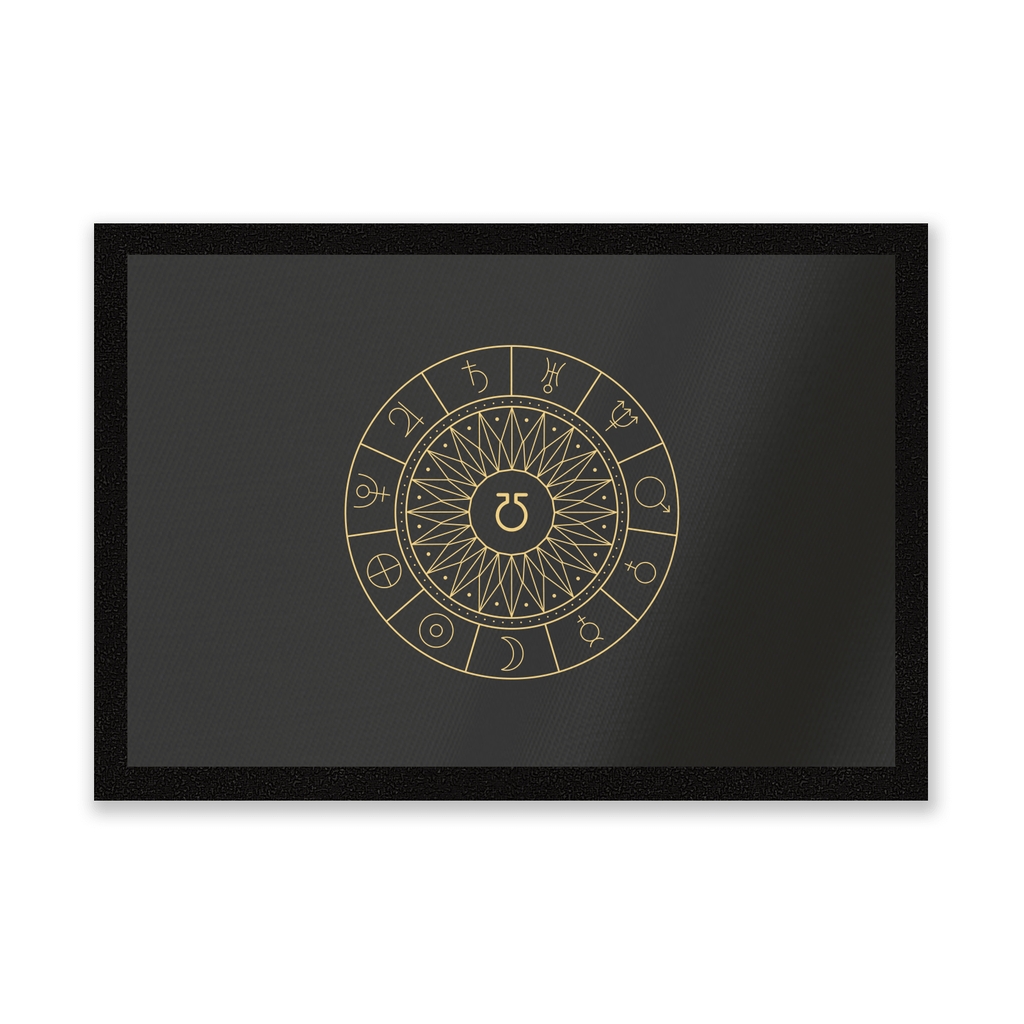 Decorative Planet Symbols Entrance Mat