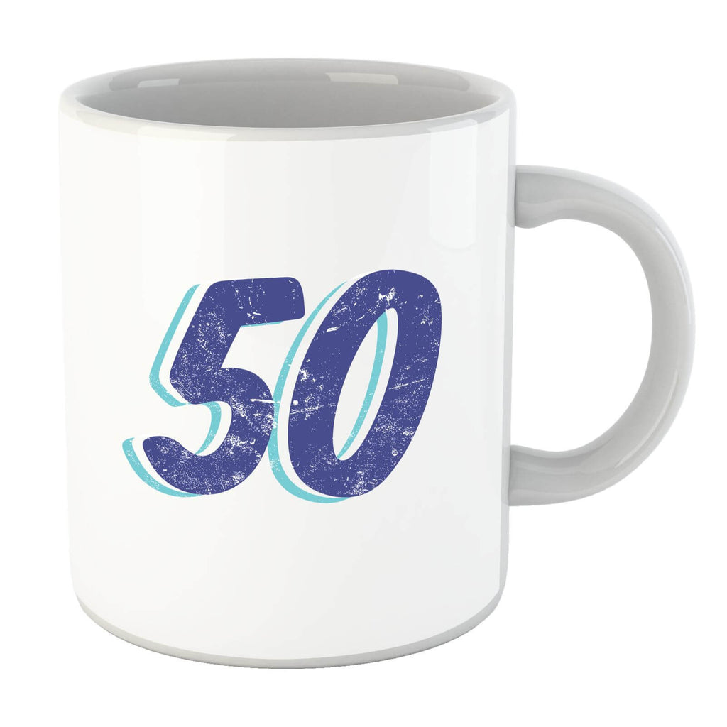 50 Distressed Mug