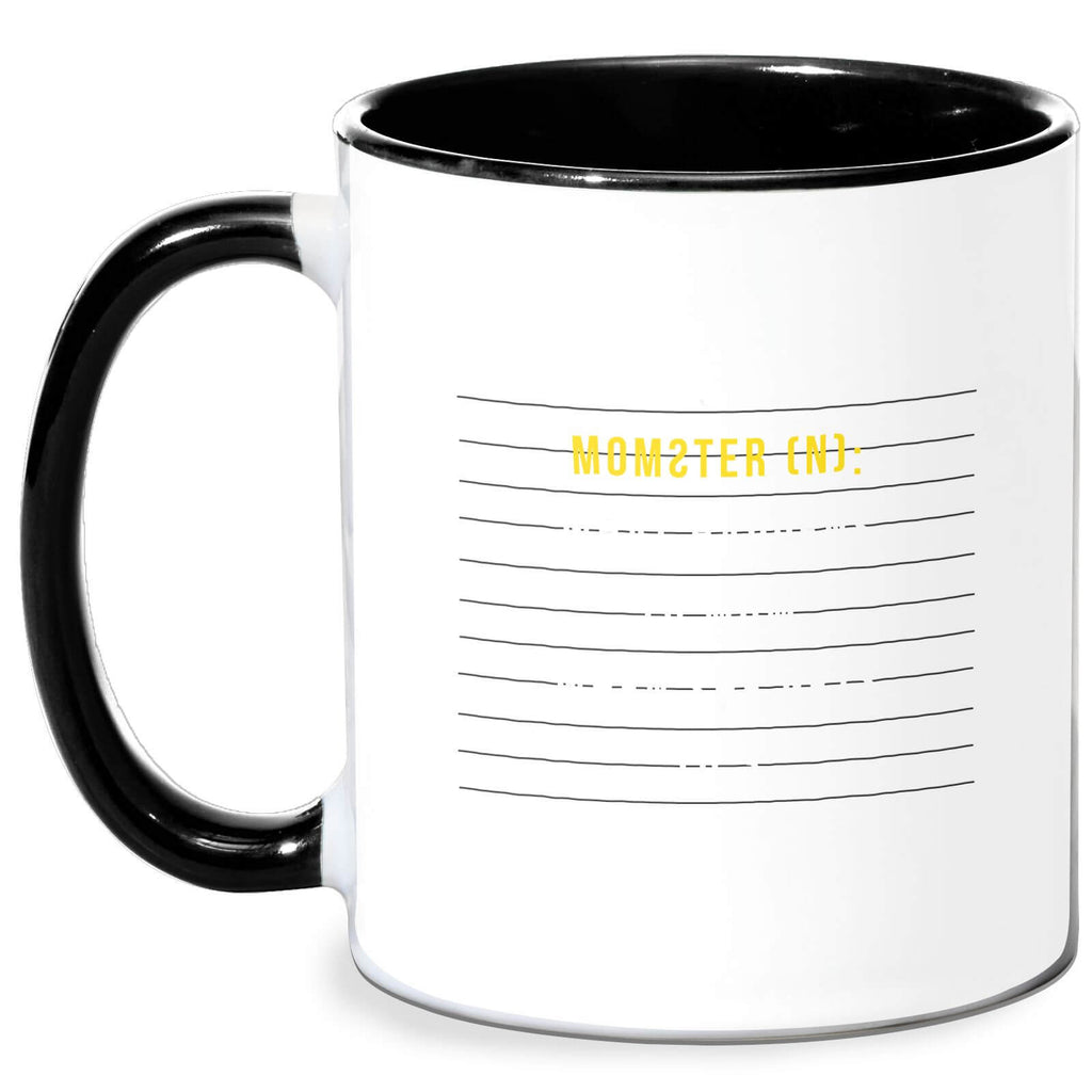 Momster Mug - White/Black