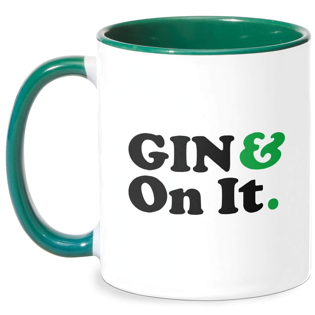Gin & On It Mug - White/Green