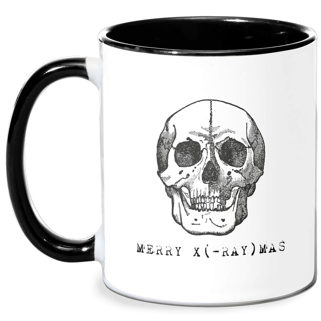 Merry X(-Ray) Mas Mug - White/Black