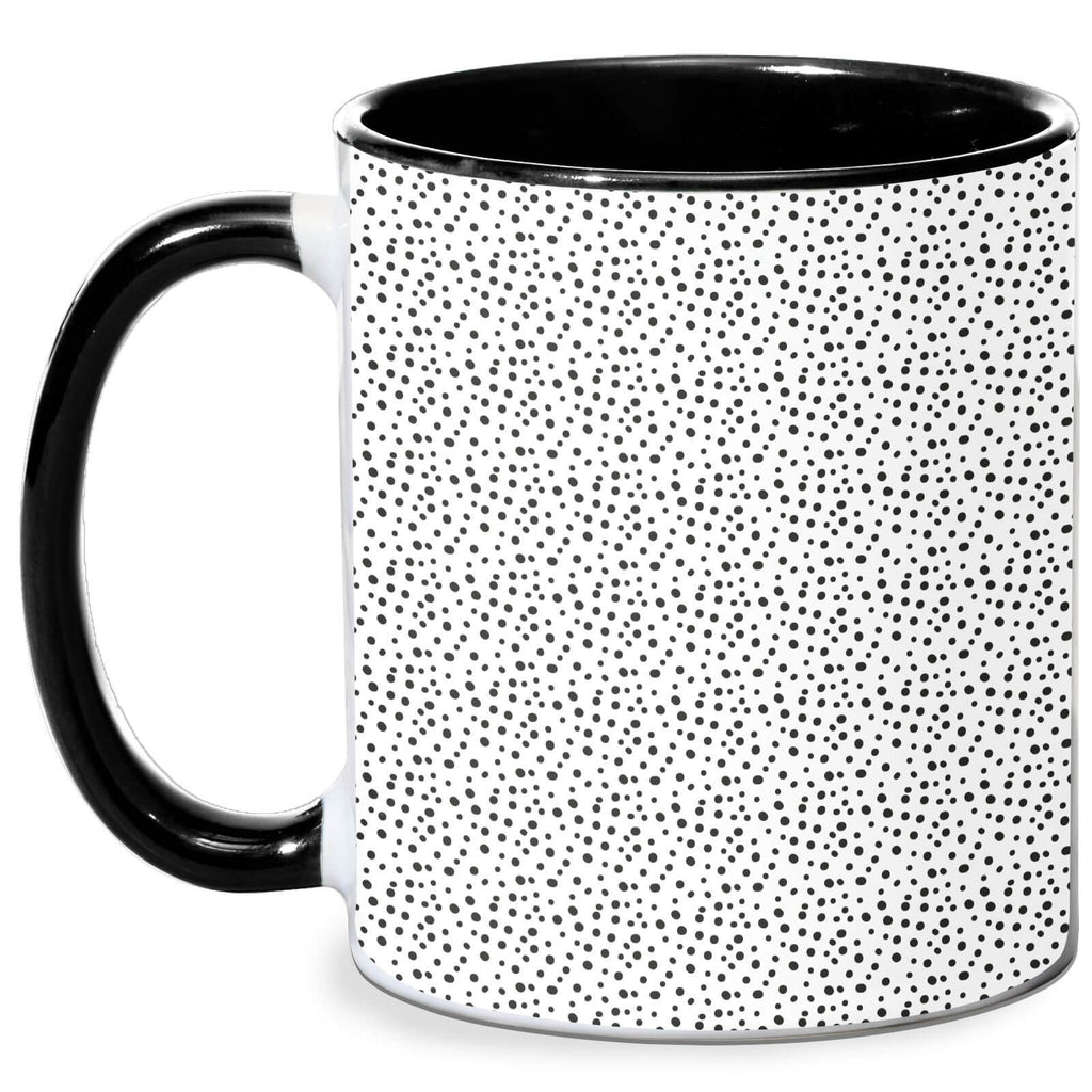 Small Dots Mug - White/Black