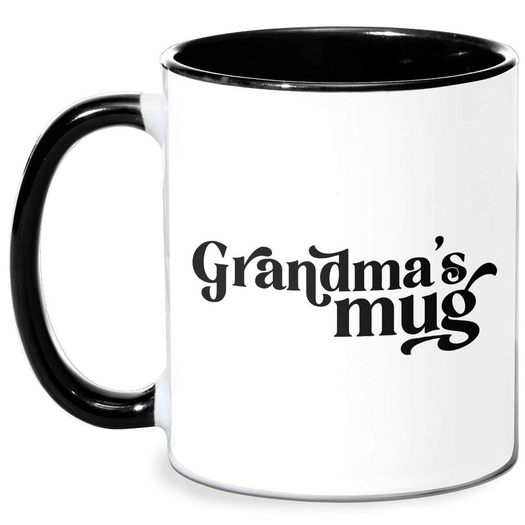 Grandma's Mug Mug - White/Black