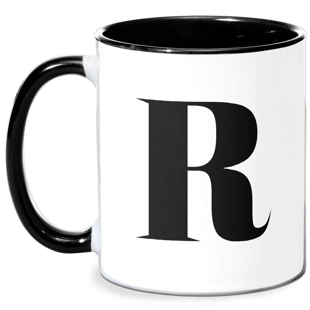 R Mug - White/Black