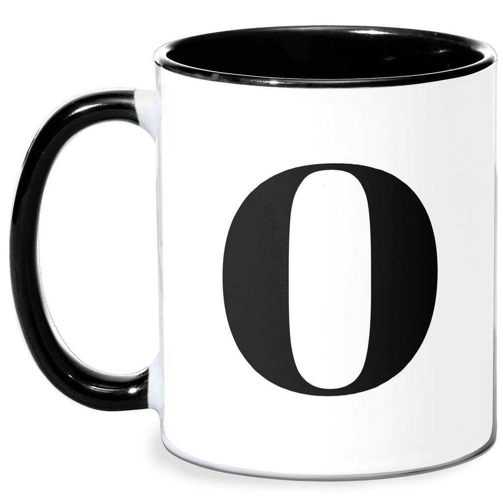 O Mug - White/Black