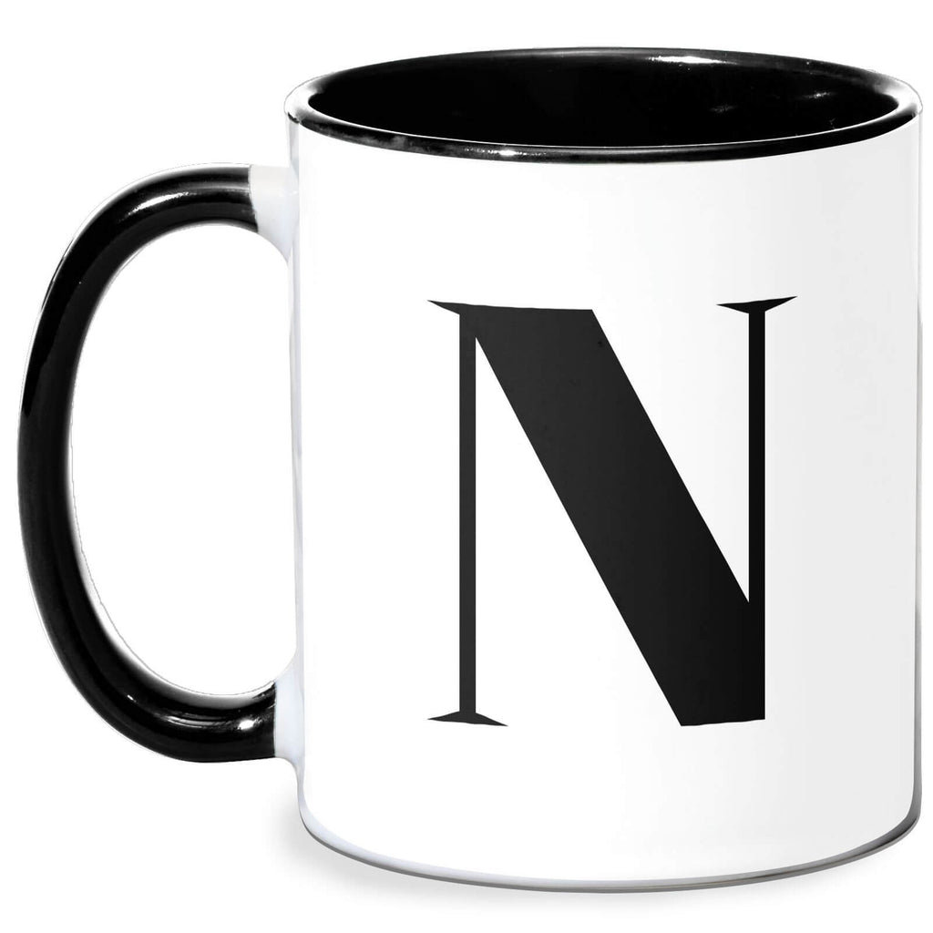 N Mug - White/Black
