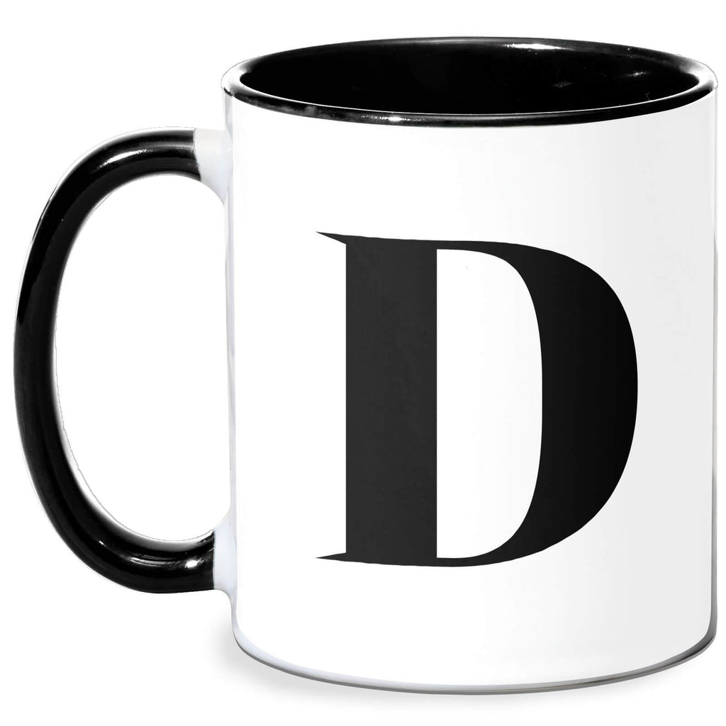 D Mug - White/Black