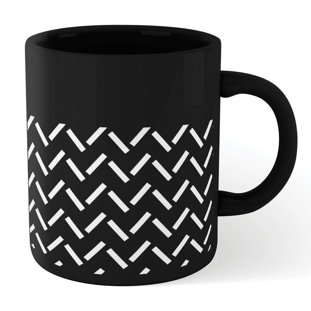 Zig Zag Mug - Black