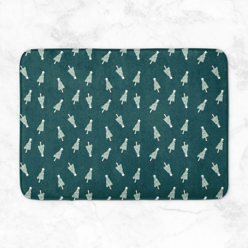 Christmas Tree Bath Mat