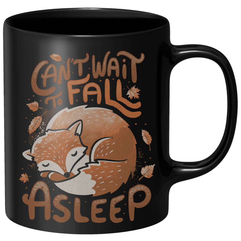 Cant Wait To Fall Mug - Black
