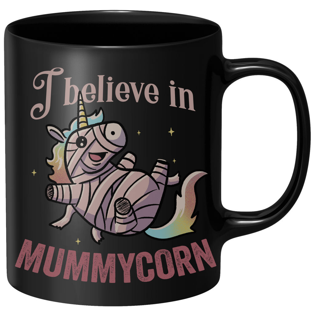 I Believe In Mummycorn Mug - Black