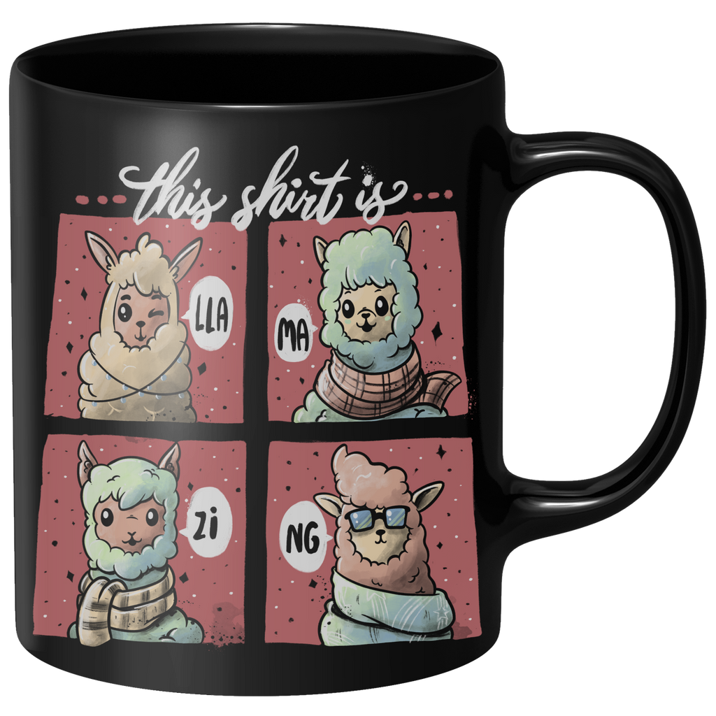 Llamazing Mug - Black
