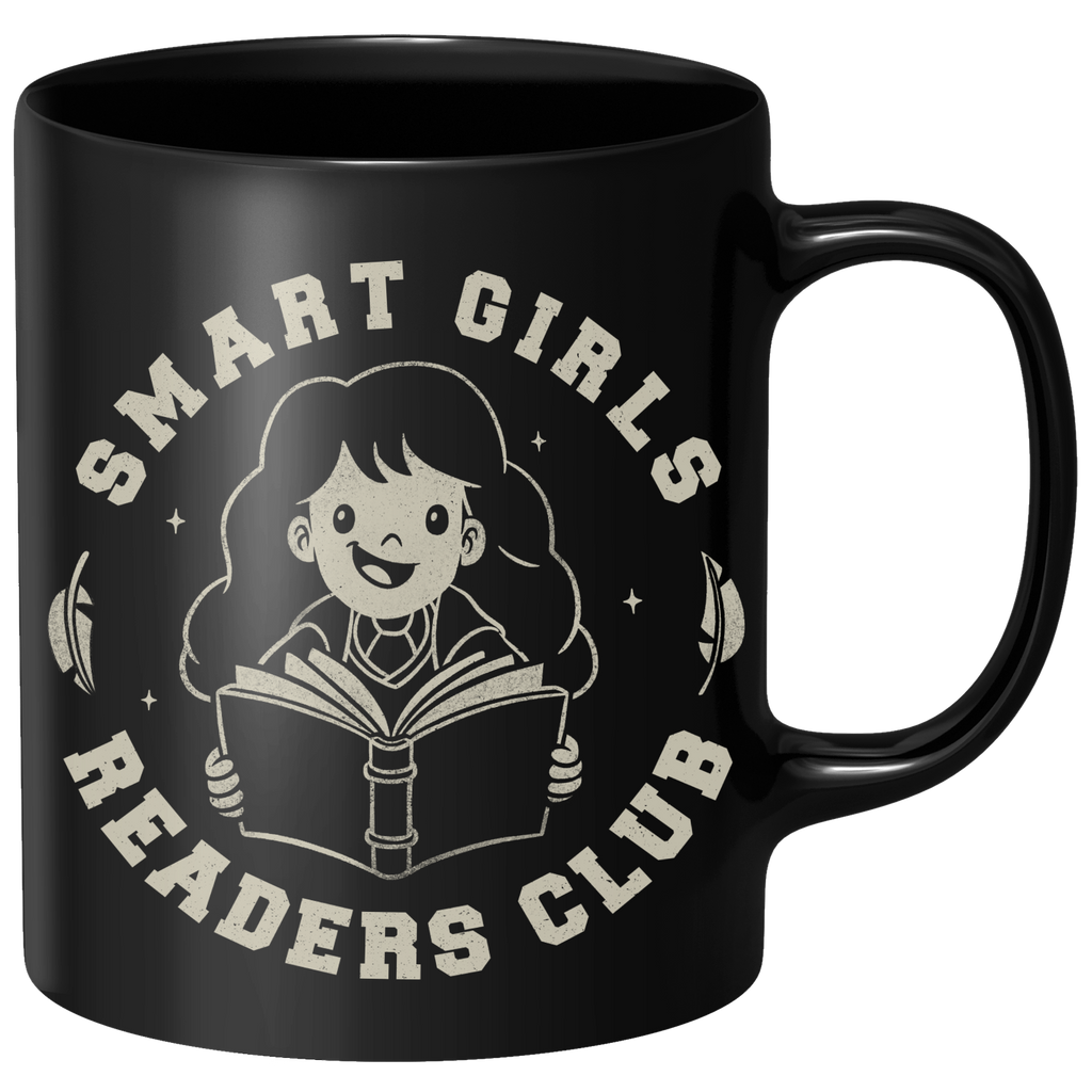 Smart Girls Readers Club Mug - Black