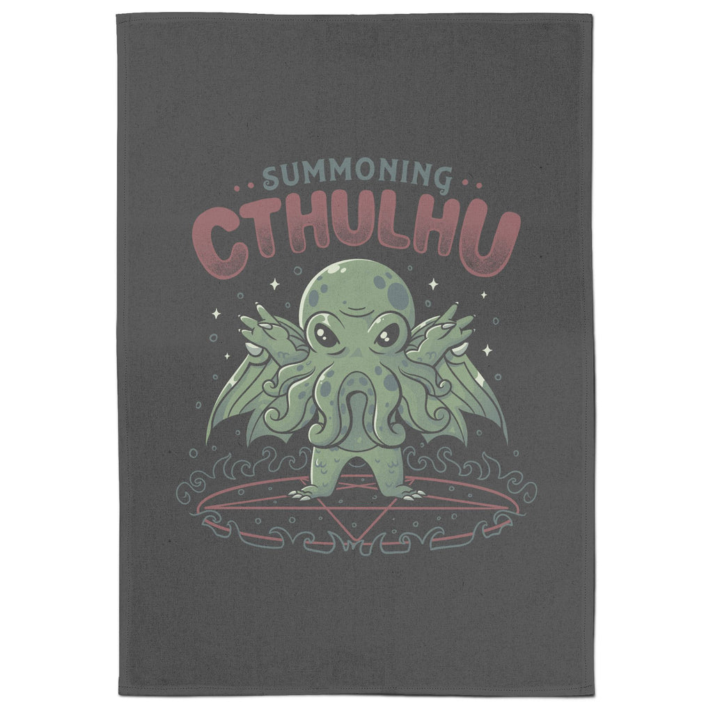 Summoning Cthulhu Tea Towel