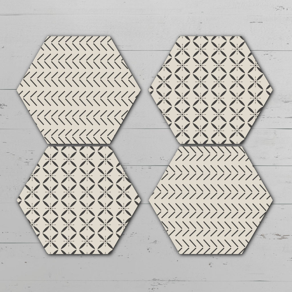 Gandir Hexagonal Coaster Set