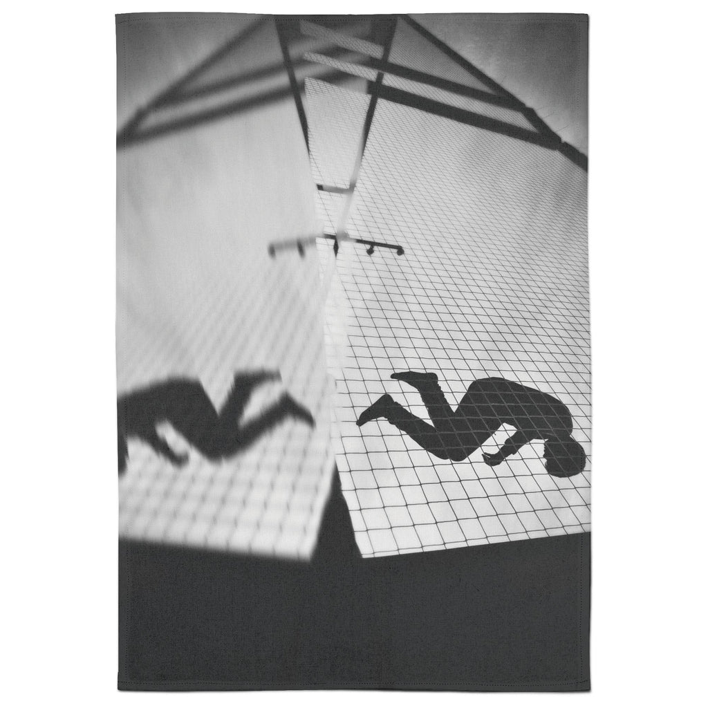 I Believe I Can Fly Cotton Tea Towel - White
