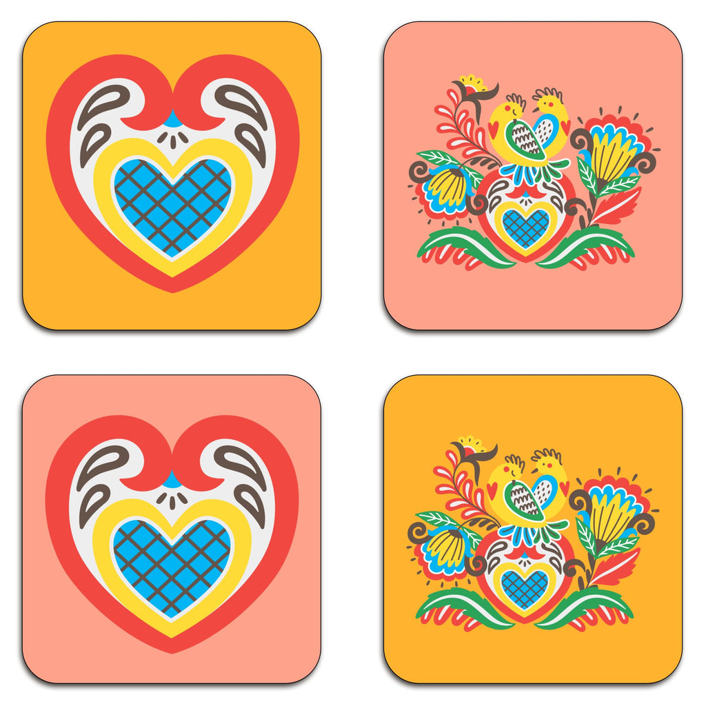 Love Birds Coaster Set