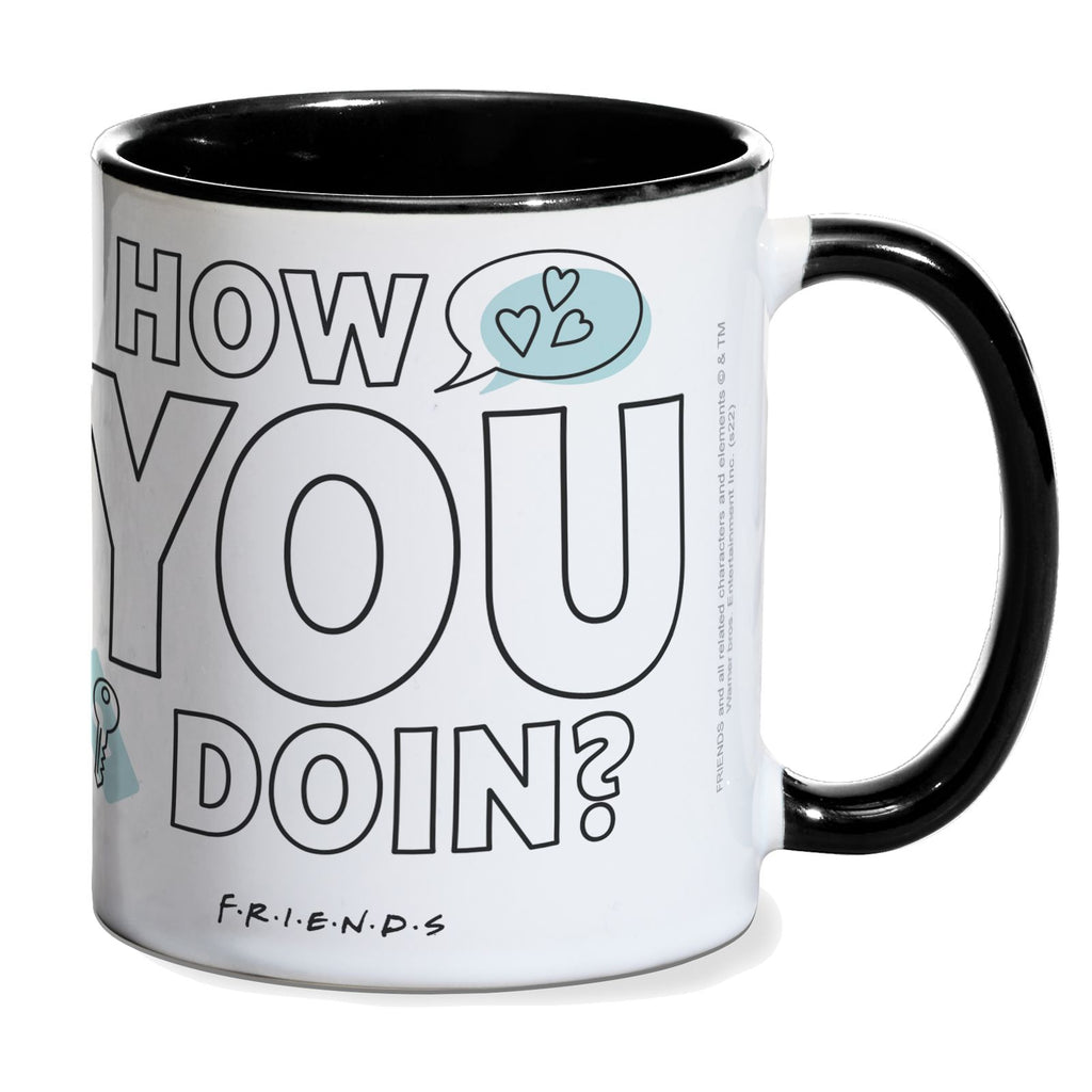 Friends How You Doin Friends Mug - Black