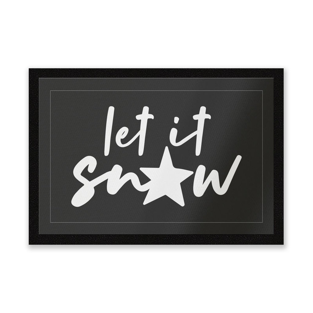 Let It Snow Entrance Mat