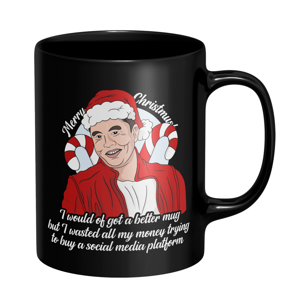 Merry Christmusk Mug - Black