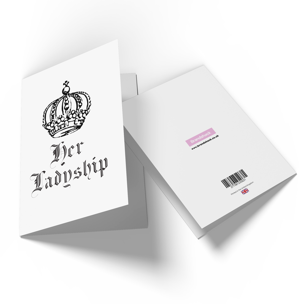 Her Ladyship Greetings Card