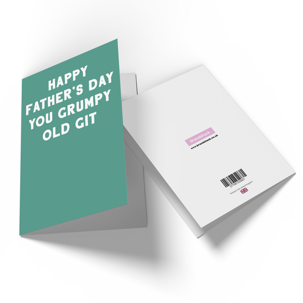 Happy Father's Day You Grumpy Old Git Greetings Card