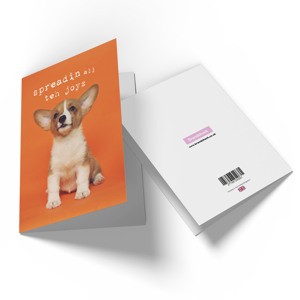 Spreadin All Teh Joyz Greetings Card