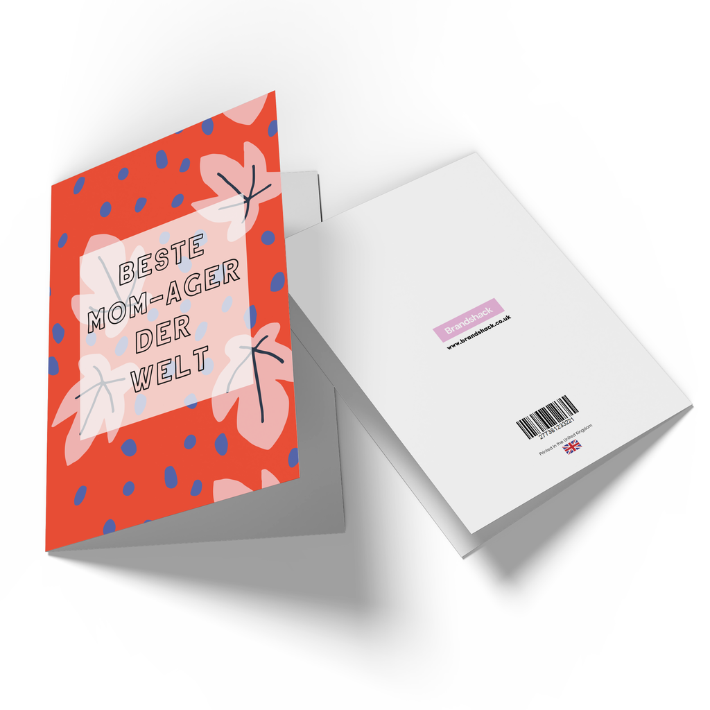 Beste Mom-ager Der Welt Greetings Card