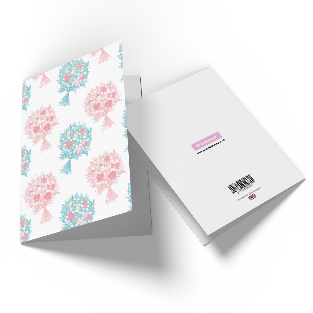Bouquet Pattern Greetings Card