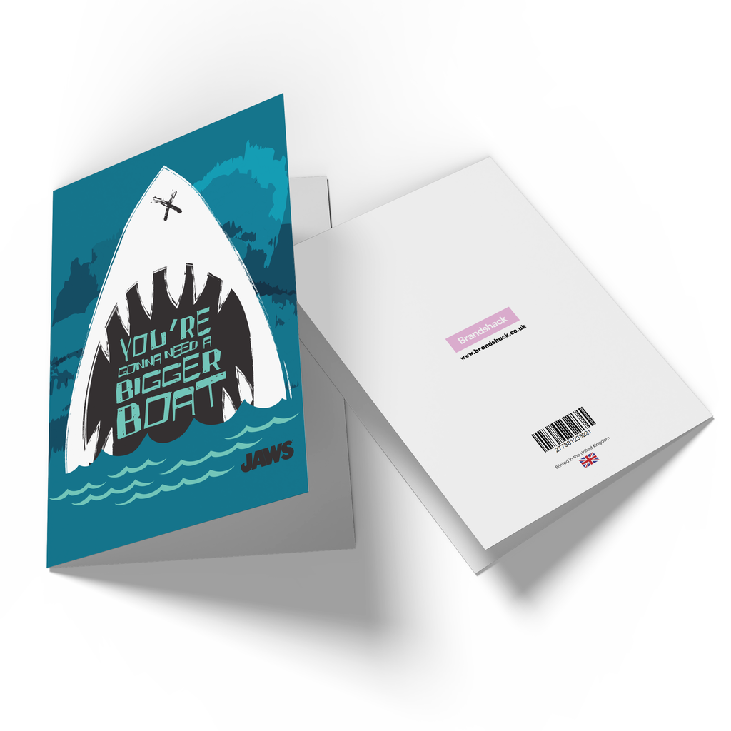 Official Jaws You're Gonna Need A Bigger Boat Greetings Card