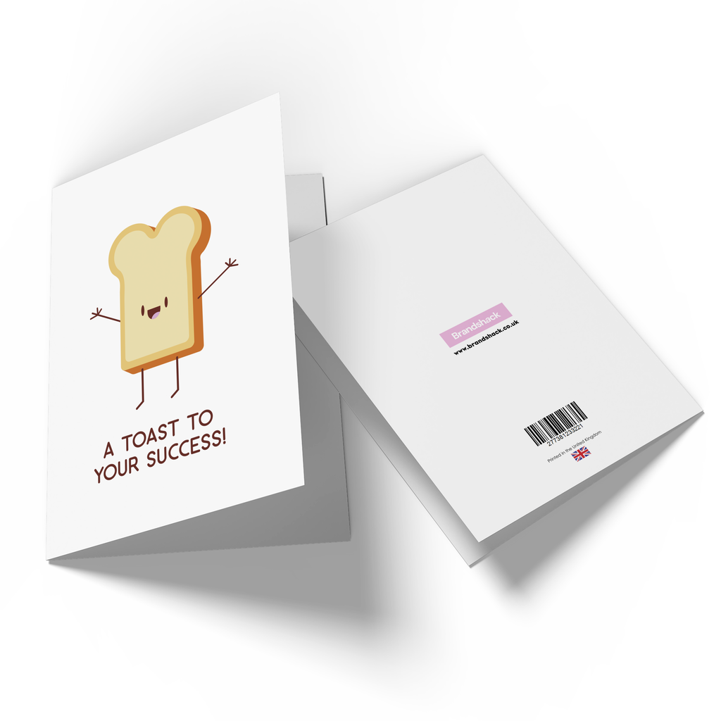 A Toast To Your Success! Greetings Card