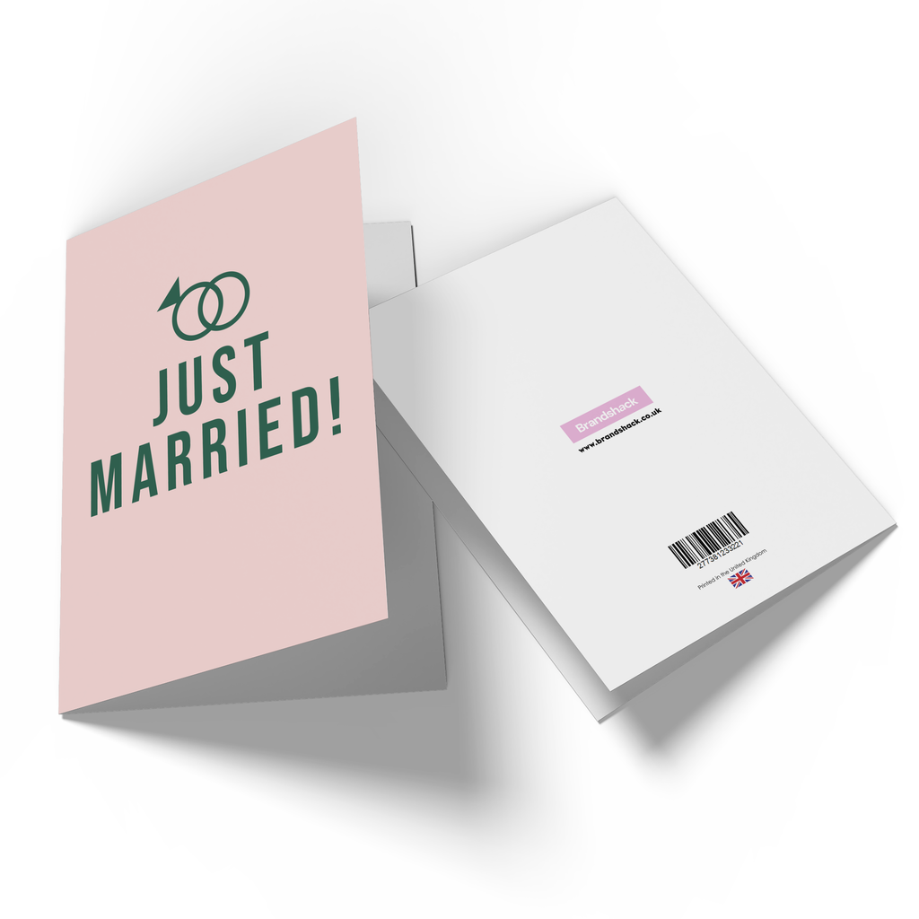 Just Married Greetings Card