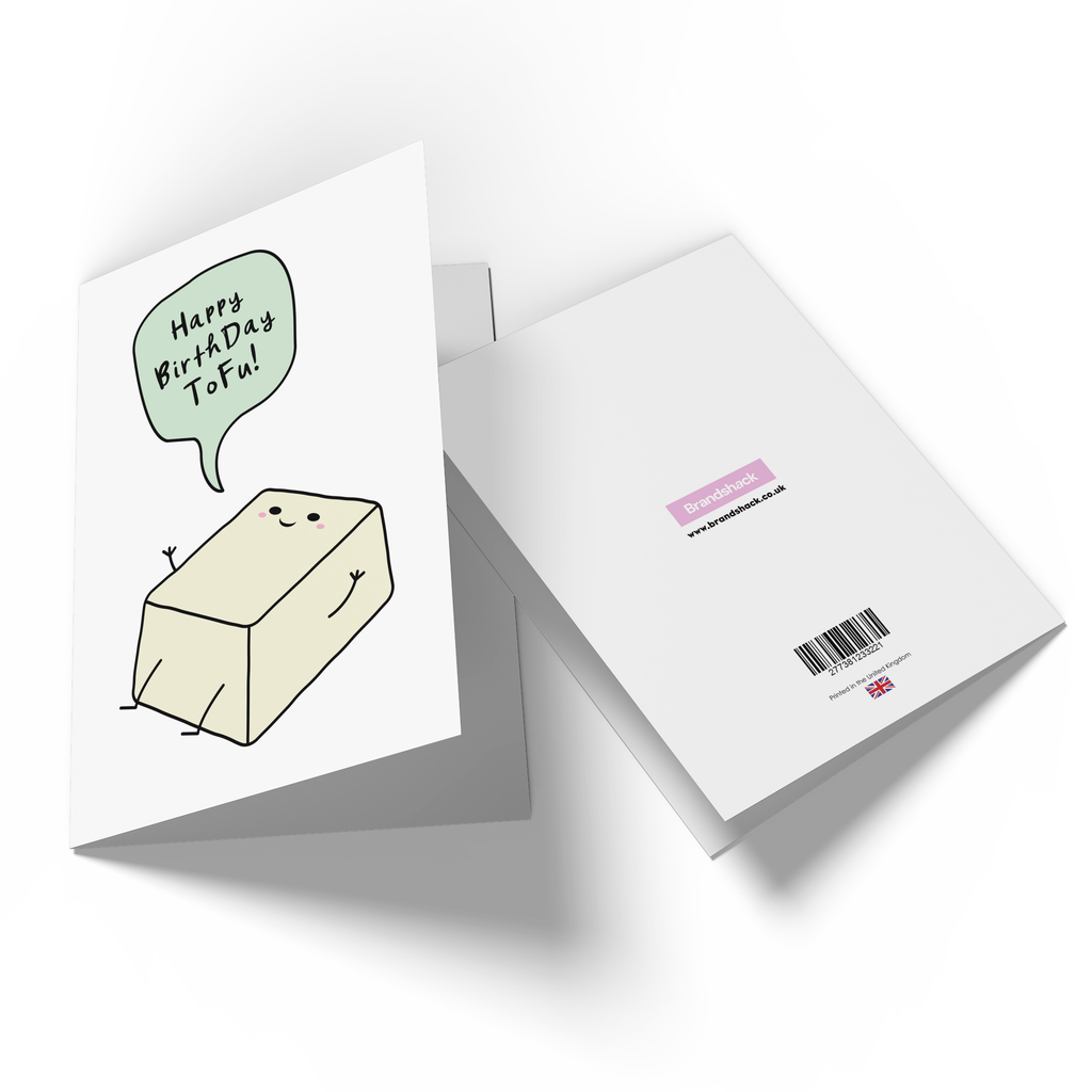 Happy Birthday Tofu! Greetings Card