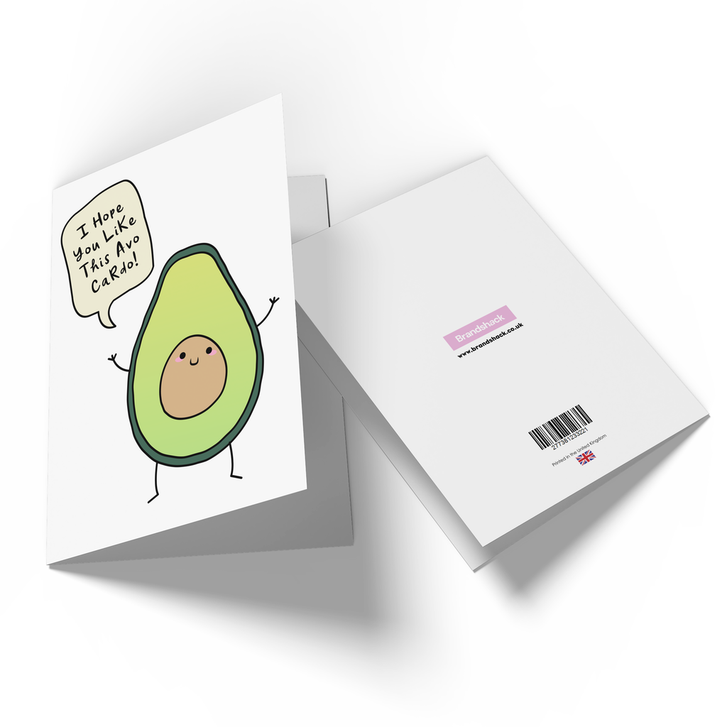 I Hope You Like This Avo Cardo! Greetings Card
