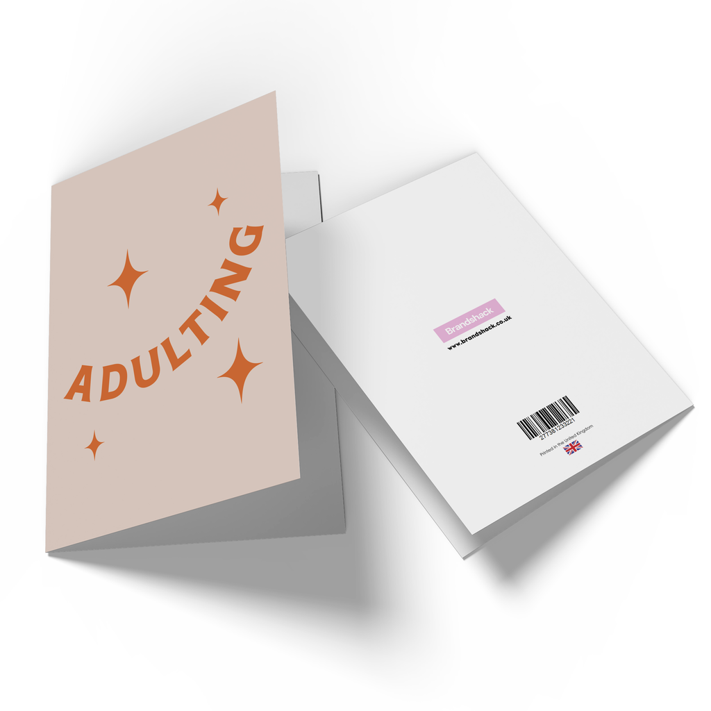 Adulting Greetings Card